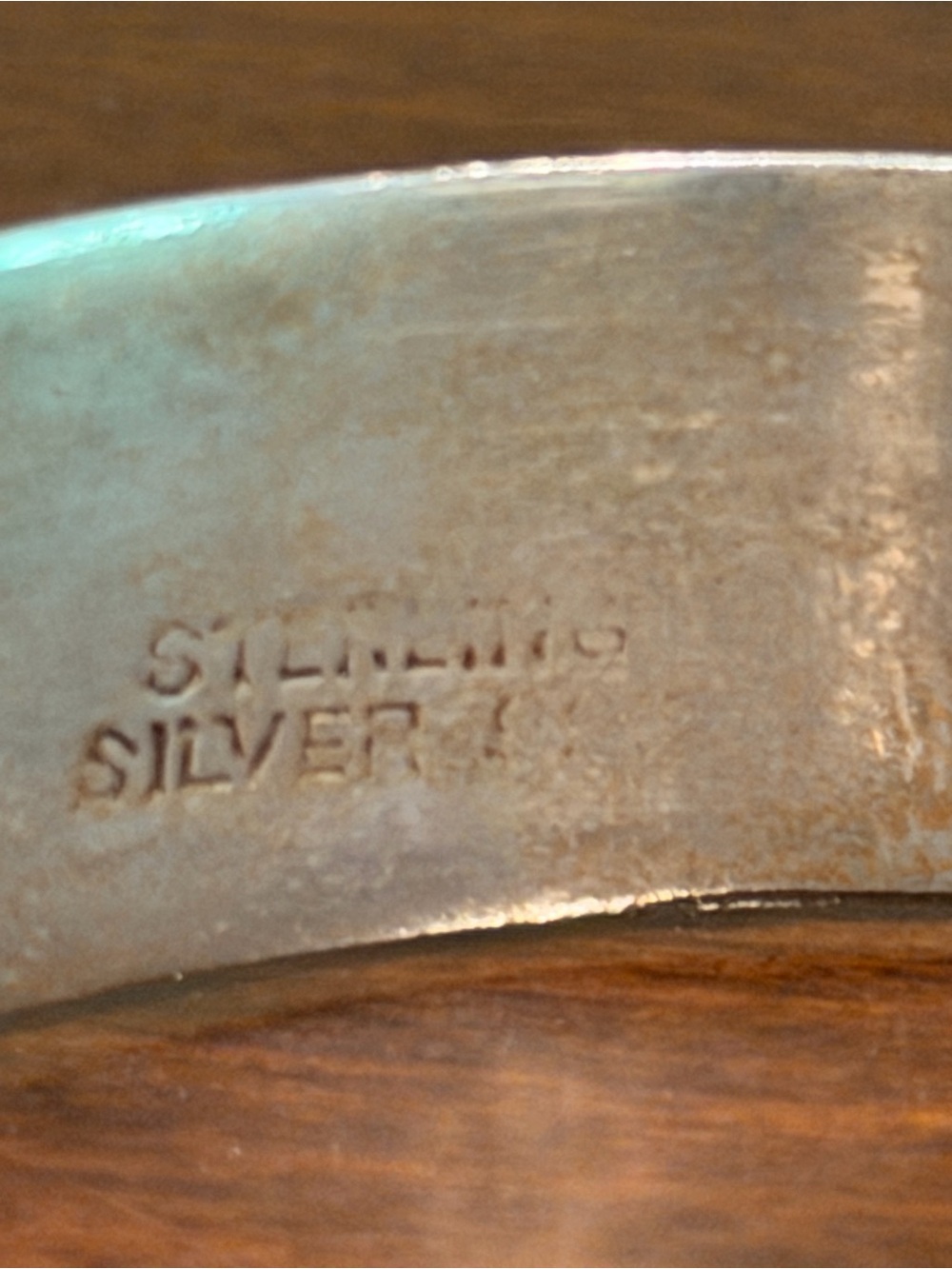 Vintage Siam Sterling Silver White Enamel Hinged Bangle 28.82g - Picture 4 of 5